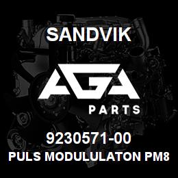9230571-00 Sandvik PULS MODULULATON PM8M2222 | AGA Parts