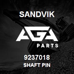 9237018 Sandvik SHAFT PIN | AGA Parts