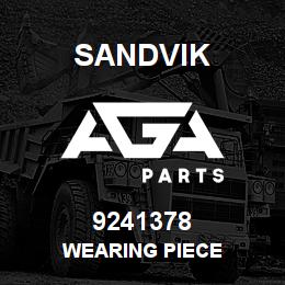 9241378 Sandvik WEARING PIECE | AGA Parts
