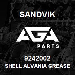9242002 Sandvik SHELL ALVANIA GREASE G2 | AGA Parts