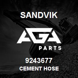 9243677 Sandvik CEMENT HOSE | AGA Parts
