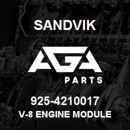 925-4210017 Sandvik V-8 ENGINE MODULE | AGA Parts