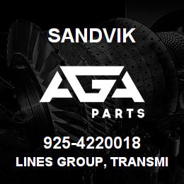 925-4220018 Sandvik LINES GROUP, TRANSMISSION- C.AT | AGA Parts