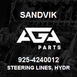 925-4240012 Sandvik STEERING LINES, HYDRAULIC | AGA Parts