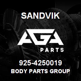 925-4250019 Sandvik BODY PARTS GROUP | AGA Parts