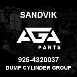 925-4320037 Sandvik DUMP CYLINDER GROUP | AGA Parts