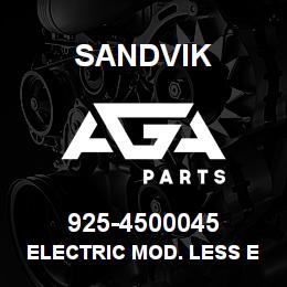 925-4500045 Sandvik ELECTRIC MOD. LESS ELEC. MOTOR | AGA Parts