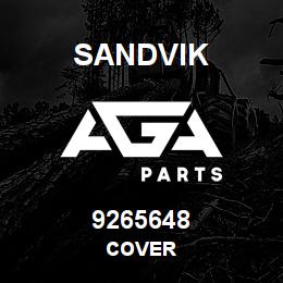 9265648 Sandvik COVER | AGA Parts