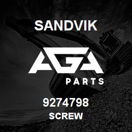 9274798 Sandvik SCREW | AGA Parts