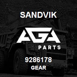 9286178 Sandvik GEAR | AGA Parts
