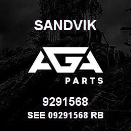 9291568 Sandvik SEE 09291568 RB | AGA Parts