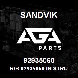 92935060 Sandvik R/B 02935060 IN.STRUMENT BOX RB | AGA Parts