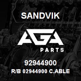 92944900 Sandvik R/B 02944900 C.ABLE X327 RB | AGA Parts