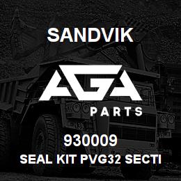 930009 Sandvik SEAL KIT PVG32 SECTION SEALS | AGA Parts