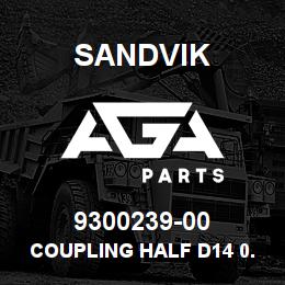 9300239-00 Sandvik COUPLING HALF D14 0.3446.006 | AGA Parts