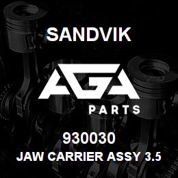 930030 Sandvik JAW CARRIER ASSY 3.5" - RODH | AGA Parts
