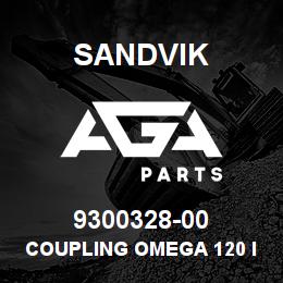 9300328-00 Sandvik COUPLING OMEGA 120 IN.CL. TL BUSH/H | AGA Parts