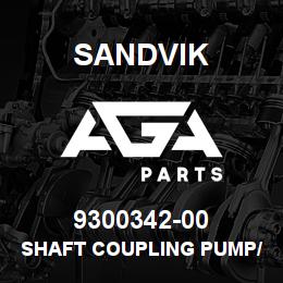 9300342-00 Sandvik SHAFT COUPLING PUMP/MOTOR 24/38 | AGA Parts