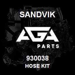 930038 Sandvik HOSE KIT | AGA Parts