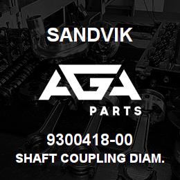 9300418-00 Sandvik SHAFT COUPLING DIAM.11 MM. 400 V.MOTOR | AGA Parts