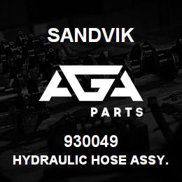 930049 Sandvik HYDRAULIC HOSE ASSY. | AGA Parts