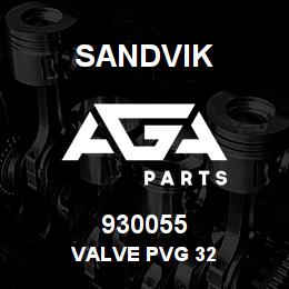 930055 Sandvik VALVE PVG 32 | AGA Parts