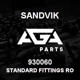 930060 Sandvik STANDARD FITTINGS RODH ASSY | AGA Parts
