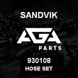 930108 Sandvik HOSE SET | AGA Parts