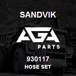 930117 Sandvik HOSE SET | AGA Parts