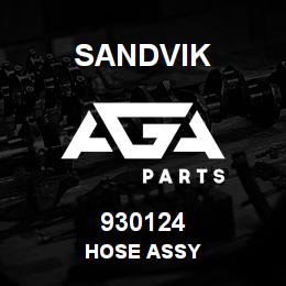930124 Sandvik HOSE ASSY | AGA Parts