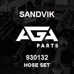930132 Sandvik HOSE SET | AGA Parts