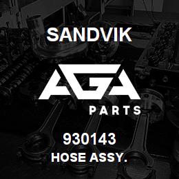 930143 Sandvik HOSE ASSY. | AGA Parts