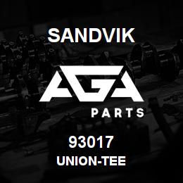 93017 Sandvik UNION-TEE | AGA Parts