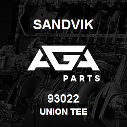 93022 Sandvik UNION TEE | AGA Parts