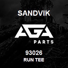 93026 Sandvik RUN TEE | AGA Parts