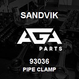 93036 Sandvik PIPE CLAMP | AGA Parts