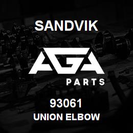 93061 Sandvik UNION ELBOW | AGA Parts