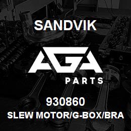 930860 Sandvik SLEW MOTOR/G-BOX/BRAKE ASSY RB | AGA Parts