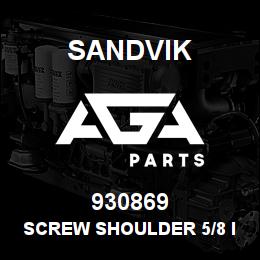 930869 Sandvik SCREW SHOULDER 5/8 IN. UNC (3/4X1. | AGA Parts
