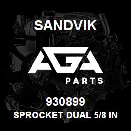 930899 Sandvik SPROCKET DUAL 5/8 IN. X 13T/18T RB | AGA Parts