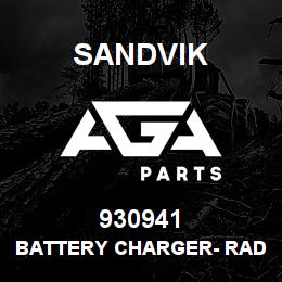 930941 Sandvik BATTERY CHARGER- RADIO C TRL | AGA Parts