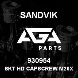 930954 Sandvik SKT HD CAPSCREW M20X50 MM. (CUP | AGA Parts