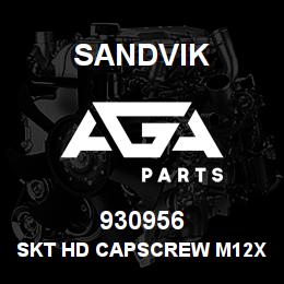 930956 Sandvik SKT HD CAPSCREW M12X50 MM.-LIFT | AGA Parts