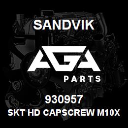 930957 Sandvik SKT HD CAPSCREW M10X75 MM.-SLEW | AGA Parts