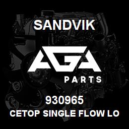 930965 Sandvik CETOP SINGLE FLOW LOAD SENSE RB | AGA Parts