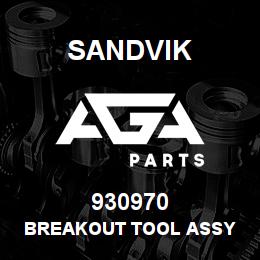 930970 Sandvik BREAKOUT TOOL ASSY | AGA Parts