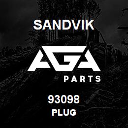 93098 Sandvik PLUG | AGA Parts