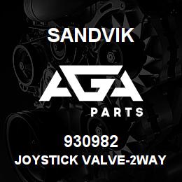 930982 Sandvik JOYSTICK VALVE-2WAY SPR.RET. | AGA Parts