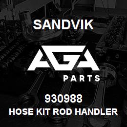 930988 Sandvik HOSE KIT ROD HANDLER | AGA Parts