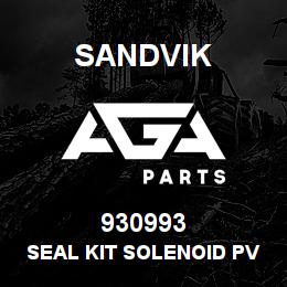 930993 Sandvik SEAL KIT SOLENOID PVG32 | AGA Parts
